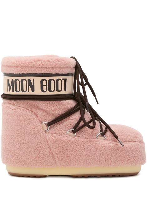 icon low fleece woman pink MOON BOOT | 80D1409700J001